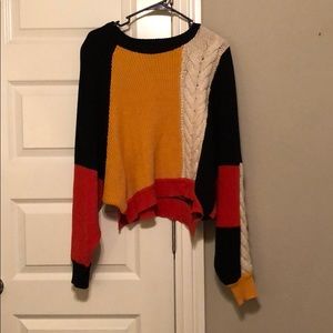 cable knit sweater